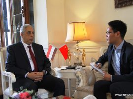 سفير مصر بالصين لـ “شينخوا”: نتطلع لدور أكبر لبكين في الشرق الأوسط