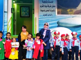 ”مياه أسيوط والوادي الجديد” تستقبل طلاب مدرسة الوحدة العربية لنشر ثقافة ترشيد استهلاك المياه