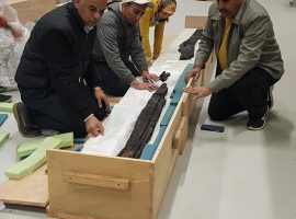 المتحف المصري الكبير يستقبل 202 قطعة أثرية(صور)
